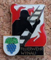 SAPEURS POMPIERS SUISSE - VILLE DE WYNAU - FEUERWEHR  - RAISINS - ECHELLE  - (12) - Feuerwehr