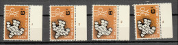 Belgie - Belgique Ocb Nr :  1194   ** MNH (zie Scan) De 4 Plaatnummers - ....-1960