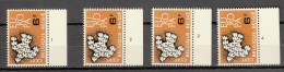 Belgie - Belgique Ocb Nr :  1194   ** MNH (zie Scan) De 4 Plaatnummers - ....-1960