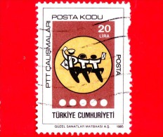 TURCHIA - USATO - 1985 - Introduzione Del Codice Postale - 20 - Vedi... - Gebruikt