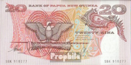 Papua-Neuguinea Pick-Nr: 10b2, Signatur 7 Bankfrisch 20 Kina - Papouasie-Nouvelle-Guinée