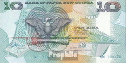 Papua-Neuguinea Pick-Nr: 9b Bankfrisch 1988 10 Kina - Papouasie-Nouvelle-Guinée