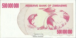 Simbabwe Pick-Nr: 60 Bankfrisch 2008 500 Mio. Dollars - Zimbabwe