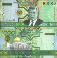 Turkmenistan Pick-Nr: 20 Bankfrisch 2005 1.000 Manat - Turkménistan