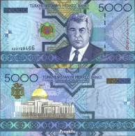 Turkmenistan Pick-Nr: 21 Bankfrisch 2005 5.000 Manat - Turkmenistan