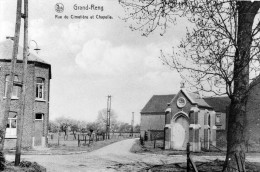 Grand-Reng Rue Du Cimetière Et Chapelle. (Reproduction) - Erquelinnes