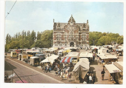 Pas De Calais - 62 - Marles Les Mines - Place De L'hotel De Ville Le Jour Du Marché En 1979 - Autres & Non Classés