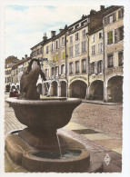 88 Vosges - Remiremont - Hotel Du Cheval De Bronze Halle Librairie Solex , Fontaine Et Grande Rue - Remiremont