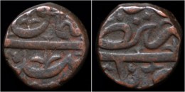 India Deccan Maharashtra Sultan Of Ahmednagar Burhan Nizam Shah III Copper Paisa - Indias