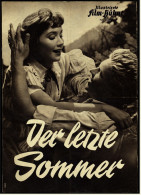 Illustrierte Film-Bühne  -  "Der Letzte Sommer" -  Mit Hardy Krüger  -  Filmprogramm Nr. 2528 Von Ca. 1954 - Revistas