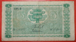 * TYPE II: FINLAND ★ 5 MARKS 1939! Ryti/Wahlman LOW START ★ NO RESERVE! - Finland