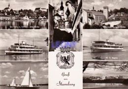 CPSM 10x15   De  STARNBERG - Gruss Aus - BATEAUX - Starnberg