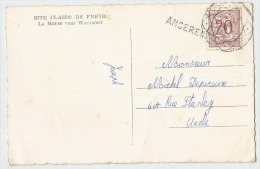 851 Sur CP Obl Et Griffe Anseremme - 1951-1975 Heraldieke Leeuw