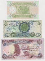 IRAK   3  BANKNOTES     VF ++  Ref  620 - Iraq