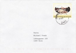 1307z9: Personalisierte Marke Aus Österreich: Ortsansicht Ebreichsdorf 1848, Gest. 28.04.2005 PA 2483 Ebreichsdorf - Timbres Personnalisés