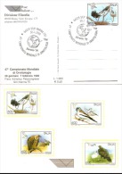 1995 Bollettino Animali. Uccelli. Airone Cinerino, Grifone Aquila Reale Fringuello Alpino - Storchenvögel