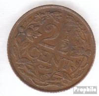 Curacao KM-Nr. : 42 1948 Sehr Schön Bronze Sehr Schön 1948 2 Cents Löwe - Curacao