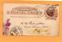 United States 1888 Card Mailed - ...-1900
