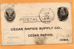 United States 1905 Card Mailed - 1901-20