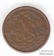 Niederländische Antillen KM-Nr. : 1 1952 Sehr Schön Bronze Sehr Schön 1952 1 Cent Löwe - Niederländische Antillen
