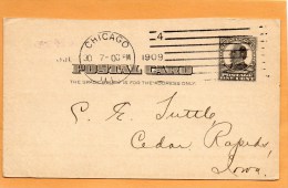 United States 1909 Card Mailed - 1901-20