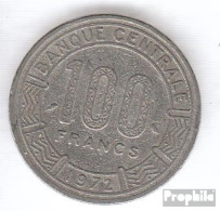 Tschad 2 1971 Stgl./unzirkuliert Nickel Stgl./unzirkuliert 1971 100 Francs Antilopen - Tsjaad