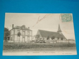 27) Arnières N° 148 - La Mairie Et L'eglise  - Année   - EDIT - Loncle - Arnières