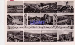 CPSM 9X14  De  GRUSS Von Der MOSEL Dem WEIN Und BÜRGENLAND - Alf-Bullay