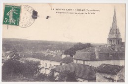 Aéroplane évoluant Au Dessus De La Ville - La Mothe Saint Heray