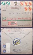 R-Brief Mit 5x Nr. 4 - 2x Nr. 1 - 1x Nr. 6 Von KIRCHHEIMBOLANDEN Land Nach Berlin - Andere & Zonder Classificatie