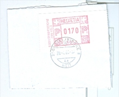 Schweiz Automatenmarke 1,70 Sfr. Eisen & Stahlgiesserei AG Biel TGST - Automatic Stamps