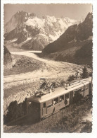 Haute Savoie - 74 - Chamonix Mont Blanc Le Train Du Montenvers Mer De Glace , Photo De Tairraz - Chamonix-Mont-Blanc