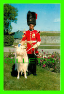 QUÉBEC - LE CAPORAL ATTITRÉ À LA GARDE DE " BAPTISTE" LA MASCOTTE DU ROYAL 22e RÉGIMENT À LA CITADELLE - EMILE KIROUAC - - Québec - La Citadelle