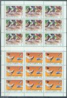 YU 1990-2434-5 EU-LEICHTATLETIC SPLIT, YUGOSLAVIA, 2MS, MNH - Blocks & Sheetlets