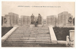 Ardèche - 07 - Annonay - Le Monument Aux Morts De La Guerre 14-18 - Annonay