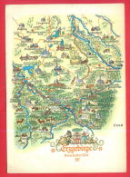 163188 / MAP - (  Saxony &gt; Scheibenberg ) - Erzgebirge - Westlicher Teil IV Landkarte - USED 1978 Germany Deutschland - Landkaarten