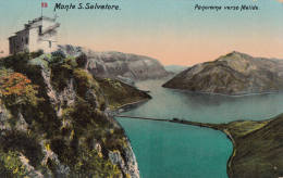 1900 CIRCA MONTE SAN SALVATORE PANORAMA VERSO MELIDE - Melide