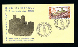 NUEVO SANTUARIO NUESTRA  SEÑORA DE MERITXELL   Edifil 278   Año 1976   - MUY NUEVO - - FDC