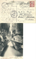 AK  "Aareschlucht"  Luzern - Frankreich   (Stabstempel)             1906 - Brieven En Documenten