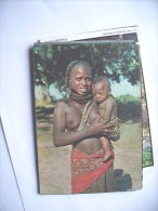 Africa Angola Woman Half Naked With Child - Angola