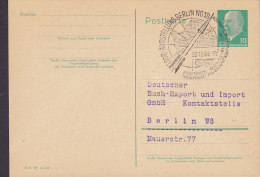 Germany DDR Postal Stationery Ganzsache Entier  Briefmarkenausstellung BERLIN 1963 Pol U. Raumforschung - Postkarten - Gebraucht