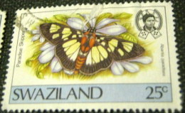 Swaziland 1987 Abantis Paradises Butterfly 25c - Used - Swaziland (1968-...)