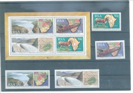 RSA 789/792  (4V + H.B. 24) 1990  MICHEL NUEVO - Unused Stamps