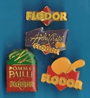 4 PIN'S //  . FLODOR  ** 4 Différents ** - Lots