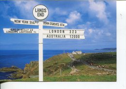 (8001) UK - Lands End Road Sign - Land's End