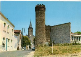 40---VILLENEUVE DE MARSAN----rue De L'église Et La Tour--voir 2 Scans - Villeneuve De Marsan