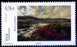 St Pierre Et Miquelon 2015 - Art, Tableaux, Bleuets Pyromanes  - 1 Val Neufs // Mnh - Unused Stamps