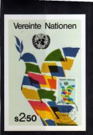 UNITED NATIONS AUSTRIA VIENNA WIEN - ONU - UN - UNO 1980 DOVE COLOMBA MAXIMUM CARD MAXI FDC - Maximum Cards