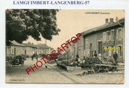 LANGUIMBERG-Languinbert-Restaurant JACQUAT-periode Guerre 14-18-1WK-France-57-Feldpost- - Rechicourt Le Chateau