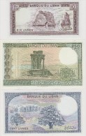 LIBAN       3  BANKNOTES     VF ++  Ref  621 - Lebanon